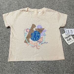 Open Edit Cream Short-Sleeve Tee - Love Your Mother Graphic Organic Cotton